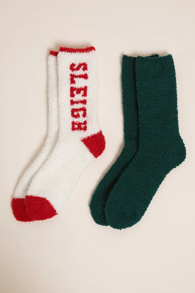 Sleigh Sock 2-Pack | Noble Fir - Visual Media Number 1 of 3