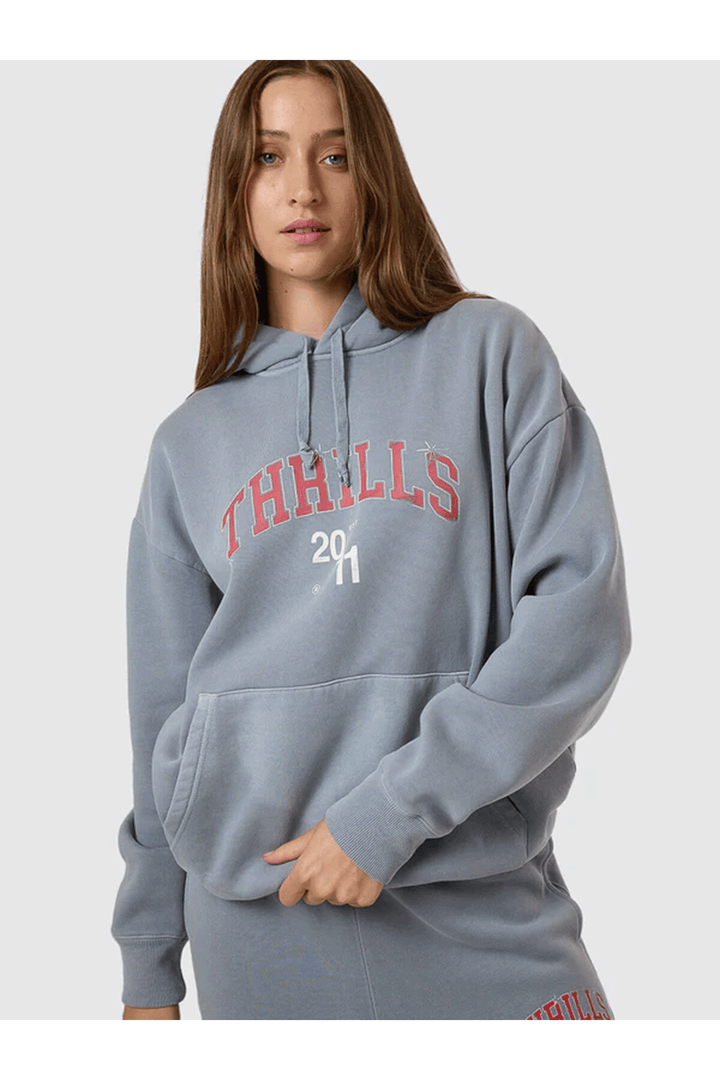 Stadium Fleece Hood | Smog - Thumbnail Image Number 1 of 2

