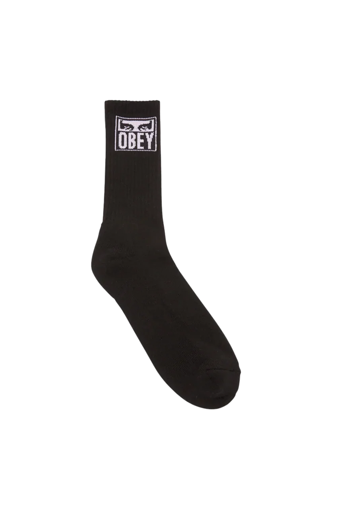 Obey Eyes Icon Socks | Black - Visual Media Number 1 of 1
