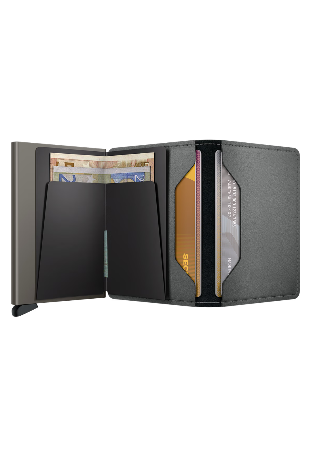 Slimwallet Matte | Satin Steel - Visual Media Number 2 of 2