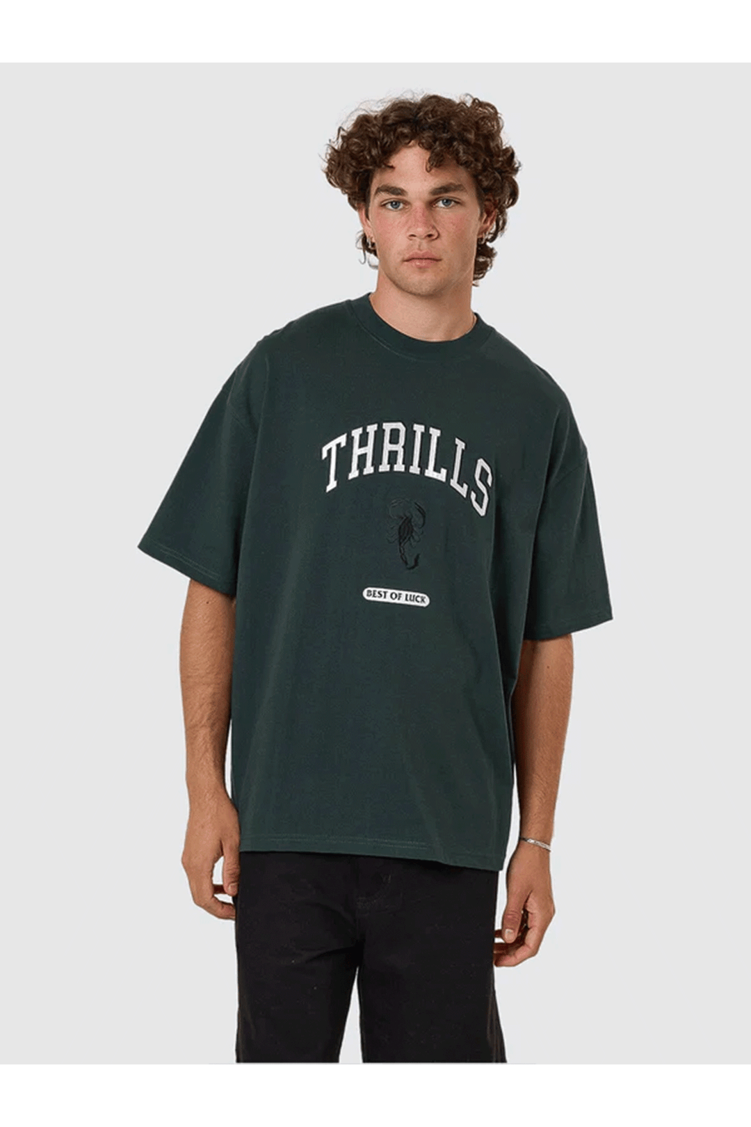 Los Stingers Oversize Tee | Vista Green - Visual Media Number 1 of 2