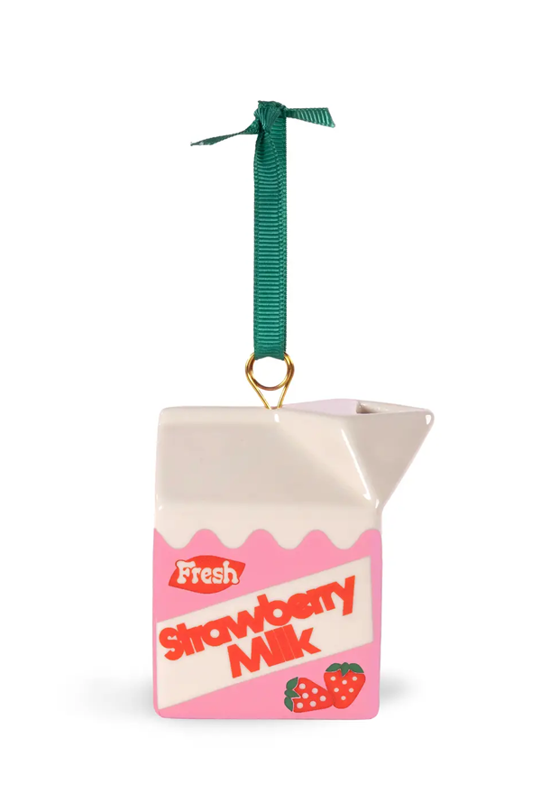 Strawberry Milk Ornament - Visual Media Number 2 of 2