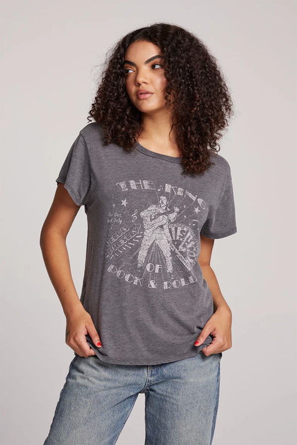 Sun Records Tee | Black Mineral Wash - Thumbnail Image Number 1 of 3
