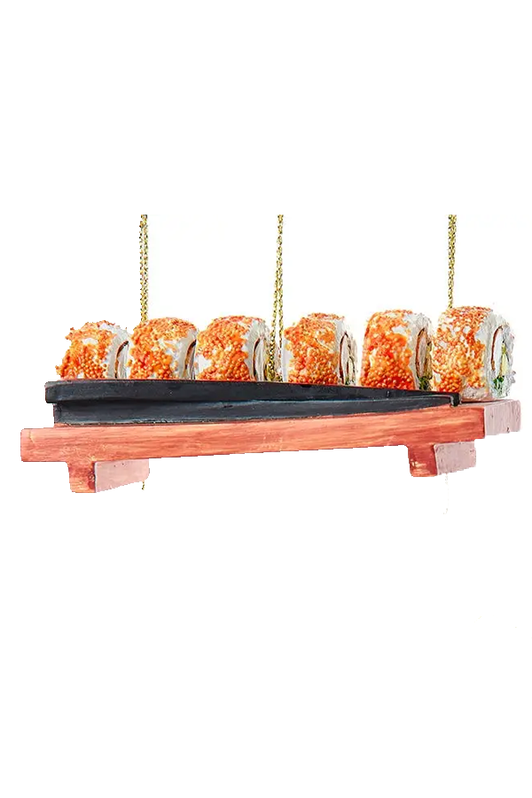 Sushi Plate Ornament - Visual Media Number 1 of 2