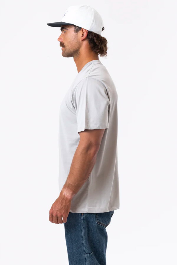 Minimal Thrills Merch Fit Tee | Oyster Grey - Thumbnail Image Number 3 of 3
