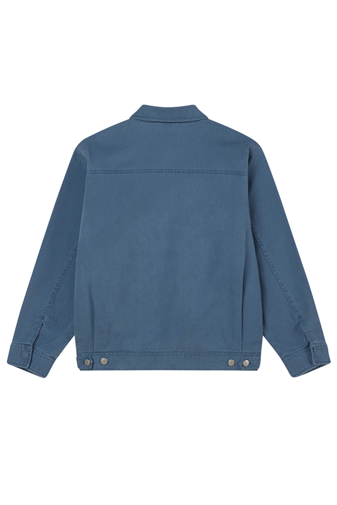 Tilton Work Jacket | Dull Blue Faded Wash - Thumbnail Image Number 2 of 2
