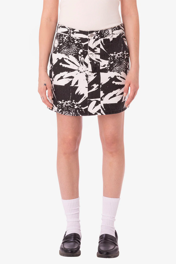 Magnified Flower Skirt | Black Multi - Visual Media Number 1 of 3