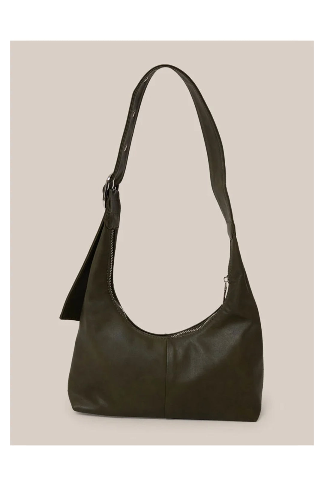 Cyrus Buckle Shoulder Bag | Tarmac - Visual Media Number 1 of 1