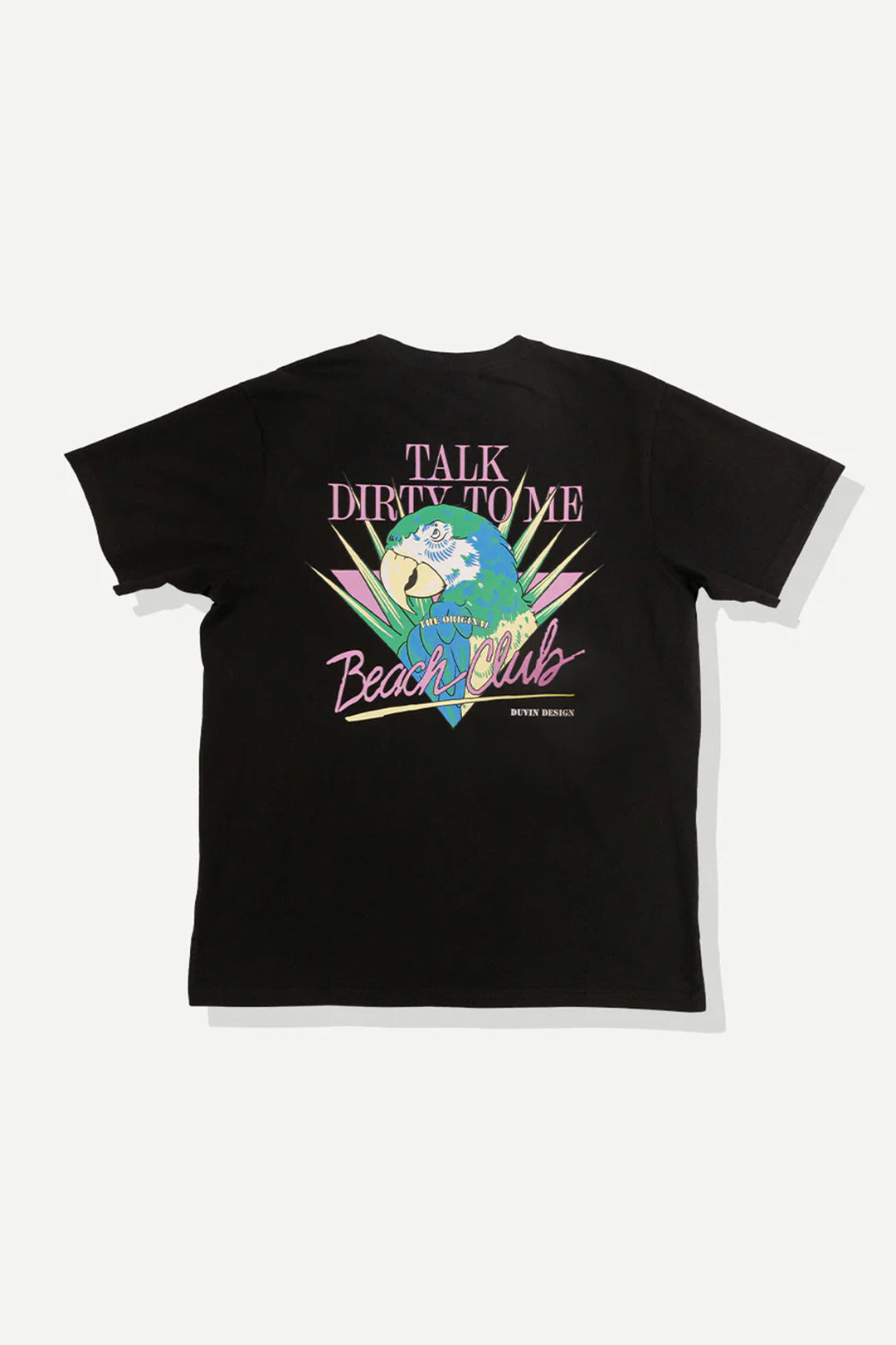 Talk Dirty Tee | Black - Visual Media Number 1 of 2