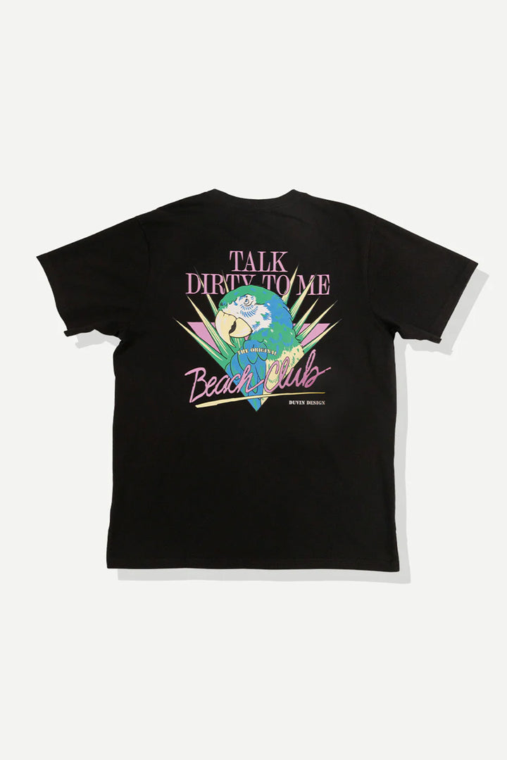 Talk Dirty Tee | Black - Thumbnail Image Number 1 of 2

