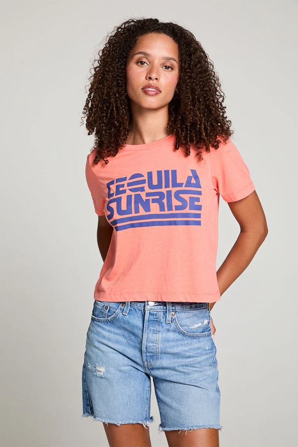 Chaser Tequila Sunrise Tee | Orange Peel - Thumbnail Image Number 1 of 3
