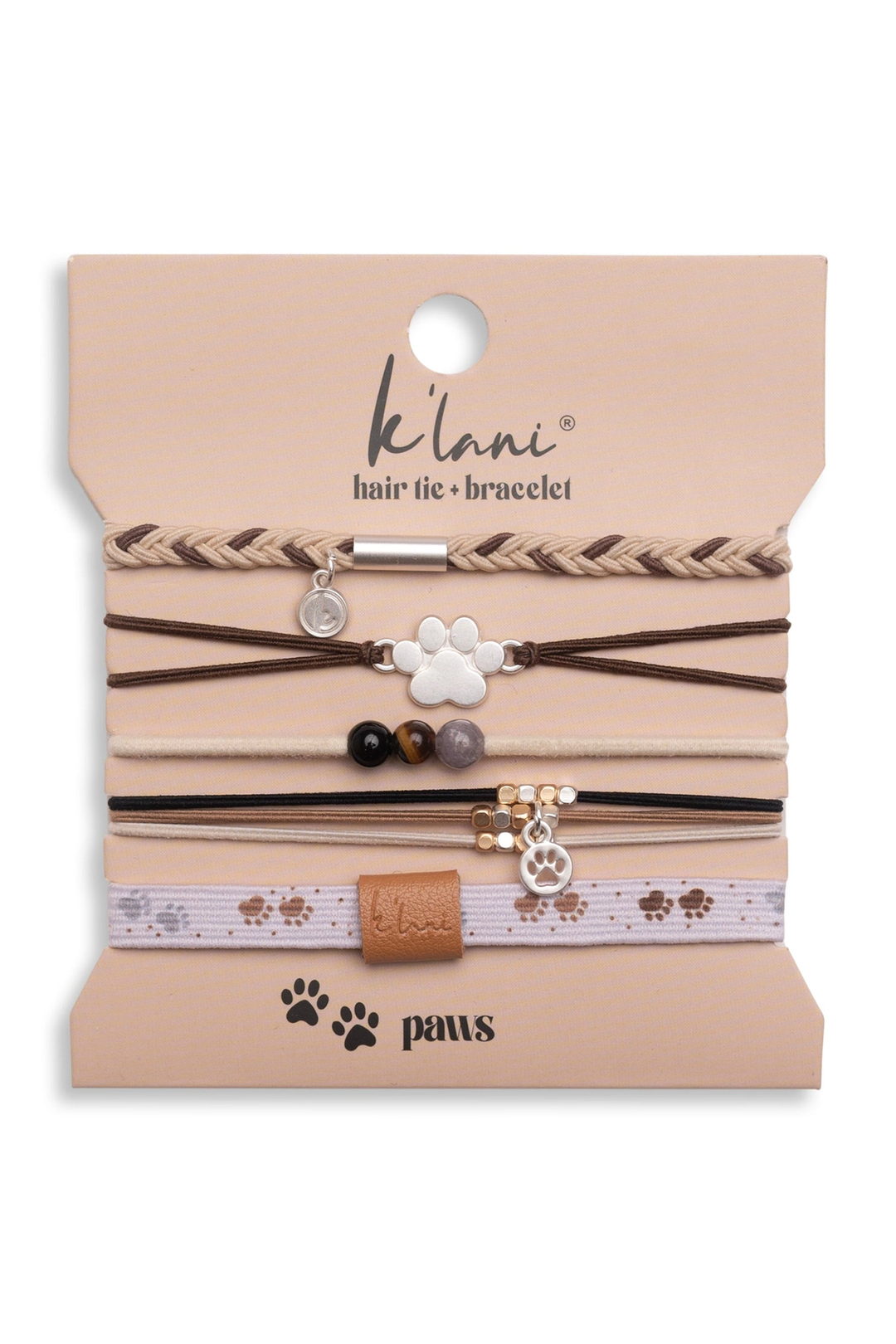 "Paws" Hair Tie Bracelet - Visual Media Number 1 of 1