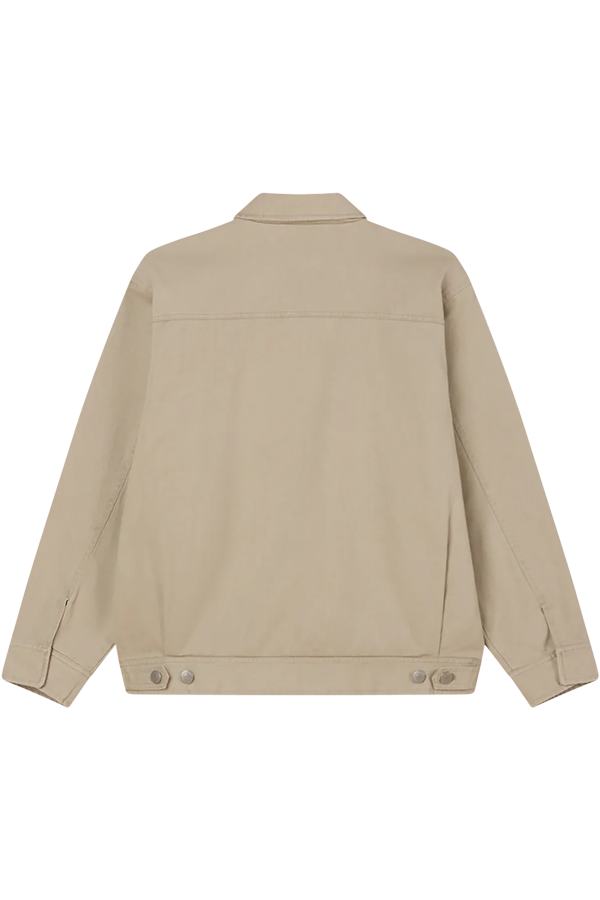Tilton Work Jacket | Silver Grey Faded Wash - Thumbnail Image Number 4 of 4
