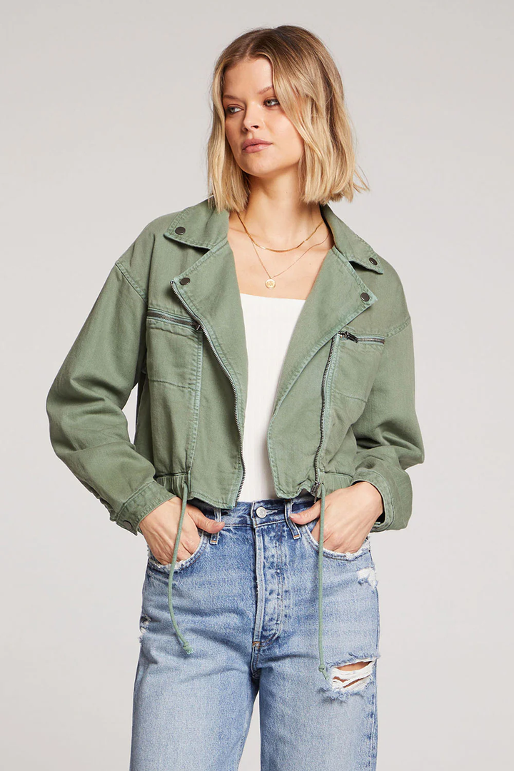 Sonja Jacket | Moss - Thumbnail Image Number 1 of 4
