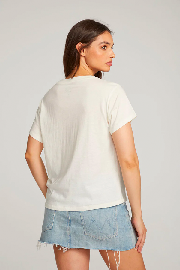 Chaser Summer Love Tee | Bright White - Thumbnail Image Number 3 of 3
