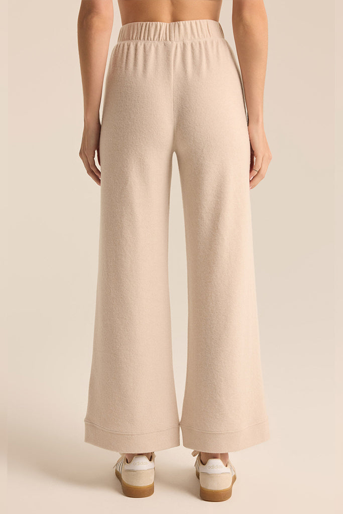 Tessa Cozy Pant | Light Oatmeal Heather - Visual Media Number 3 of 3