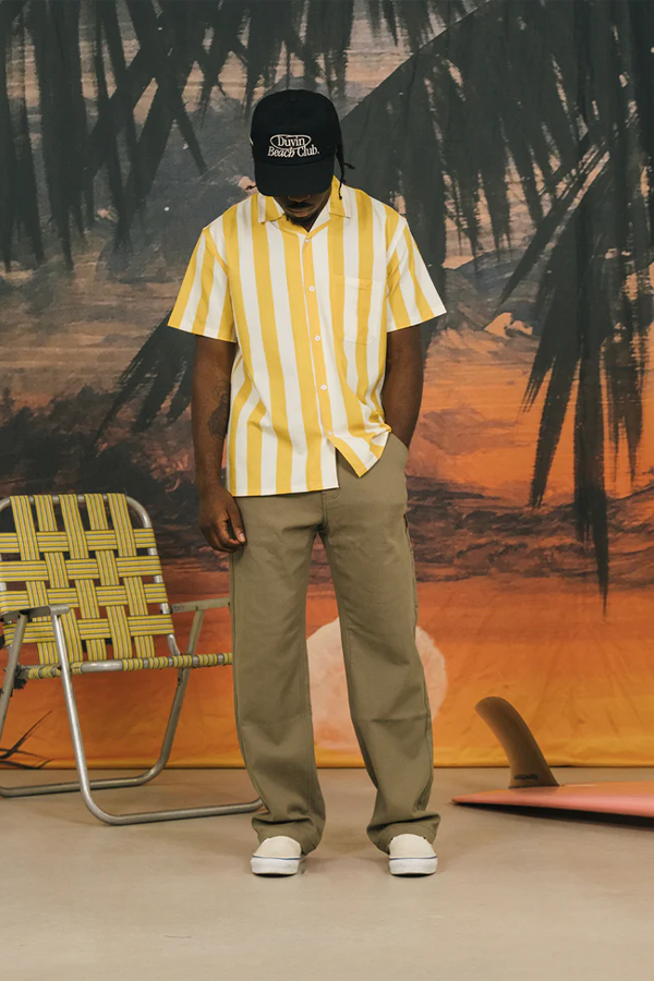 Travel Stretch Buttonup | Yellow - Thumbnail Image Number 1 of 3
