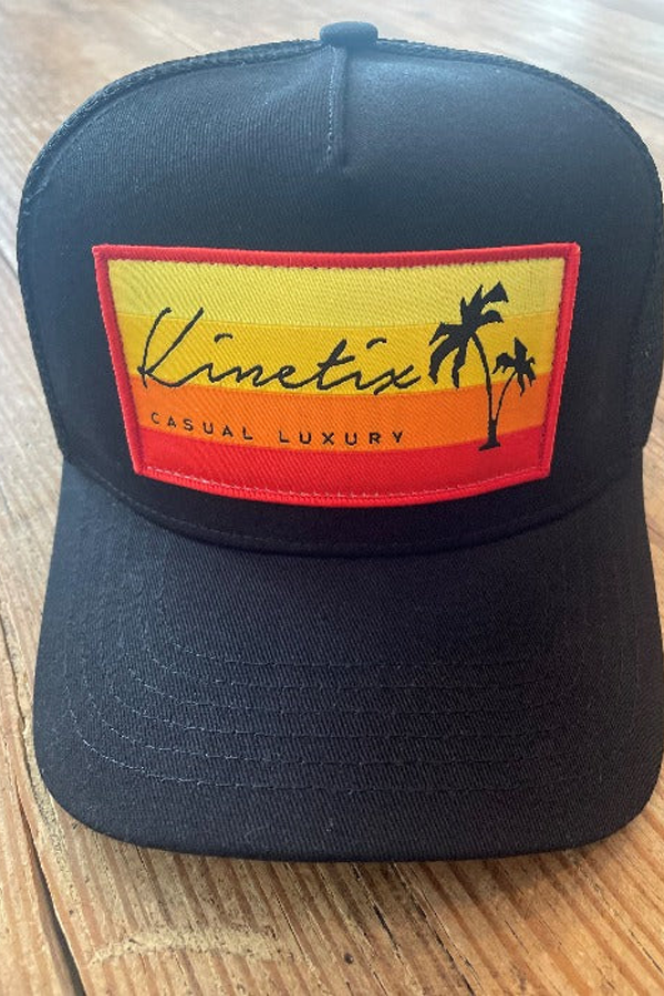 KX Twin Palms Hat | Black - Visual Media Number 1 of 2