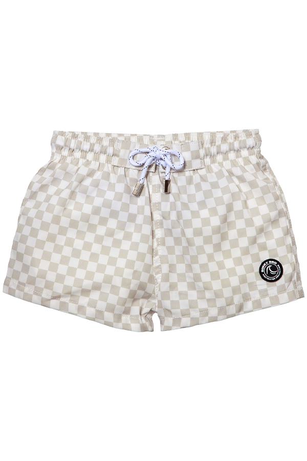 Breakwall Swimsuit | Grey Checks - Visual Media Number 1 of 2