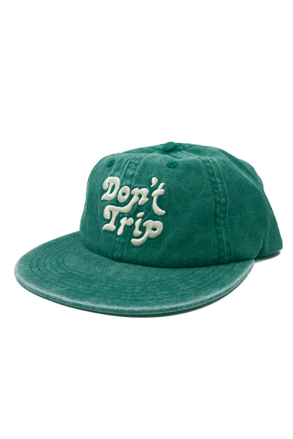 Don't Trip Washed Hat | Green - Main Image Number 1 of 1