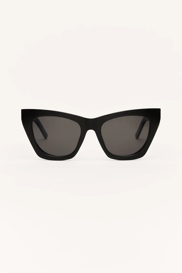 Undercover Sunglasses | Polished Black - Grey - Thumbnail Image Number 2 of 4
