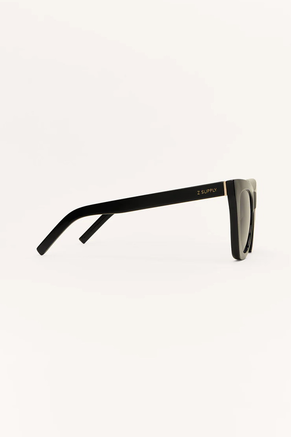 Undercover Sunglasses | Polished Black - Grey - Thumbnail Image Number 4 of 4
