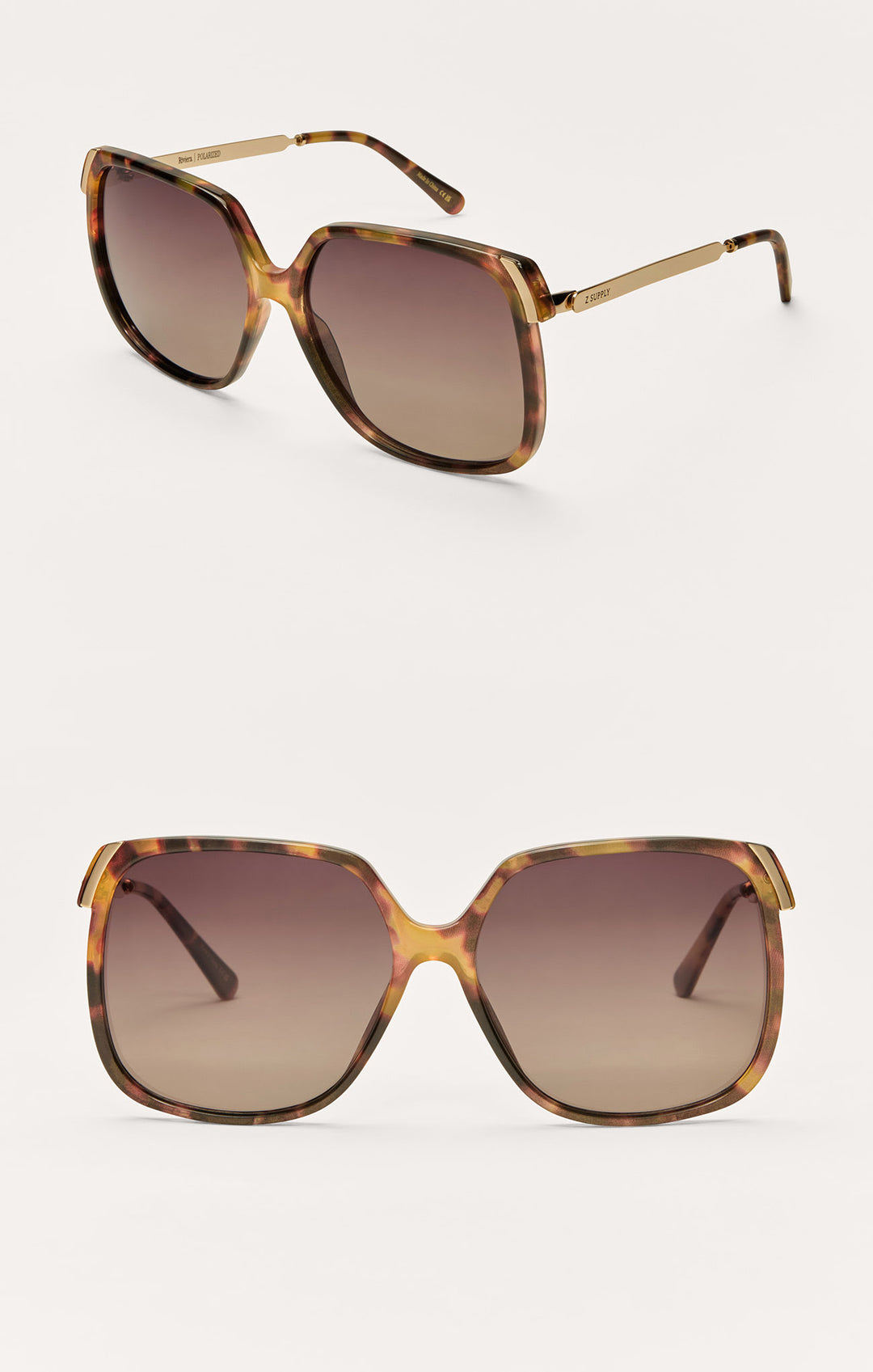 Riviera Sunglasses | Brown Tortoise - Visual Media Number 1 of 1