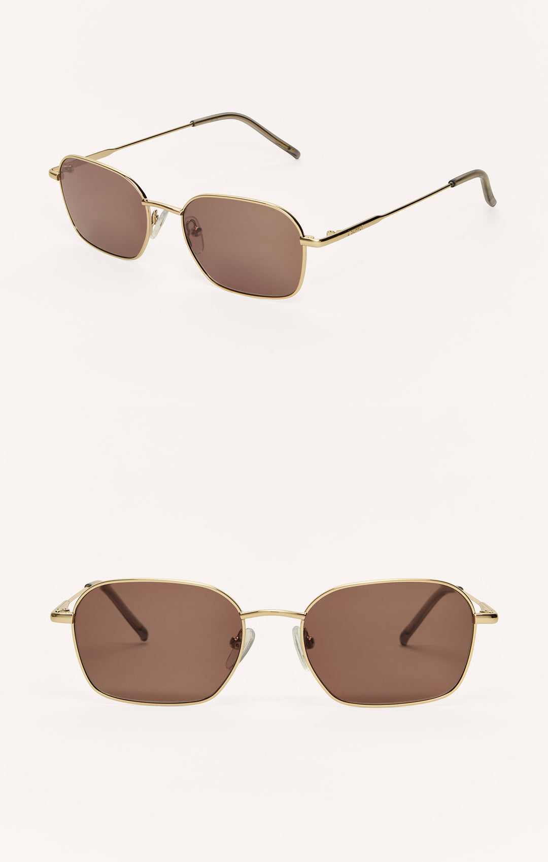 Lido Sunglasses | Gold - Brown - Visual Media Number 1 of 2