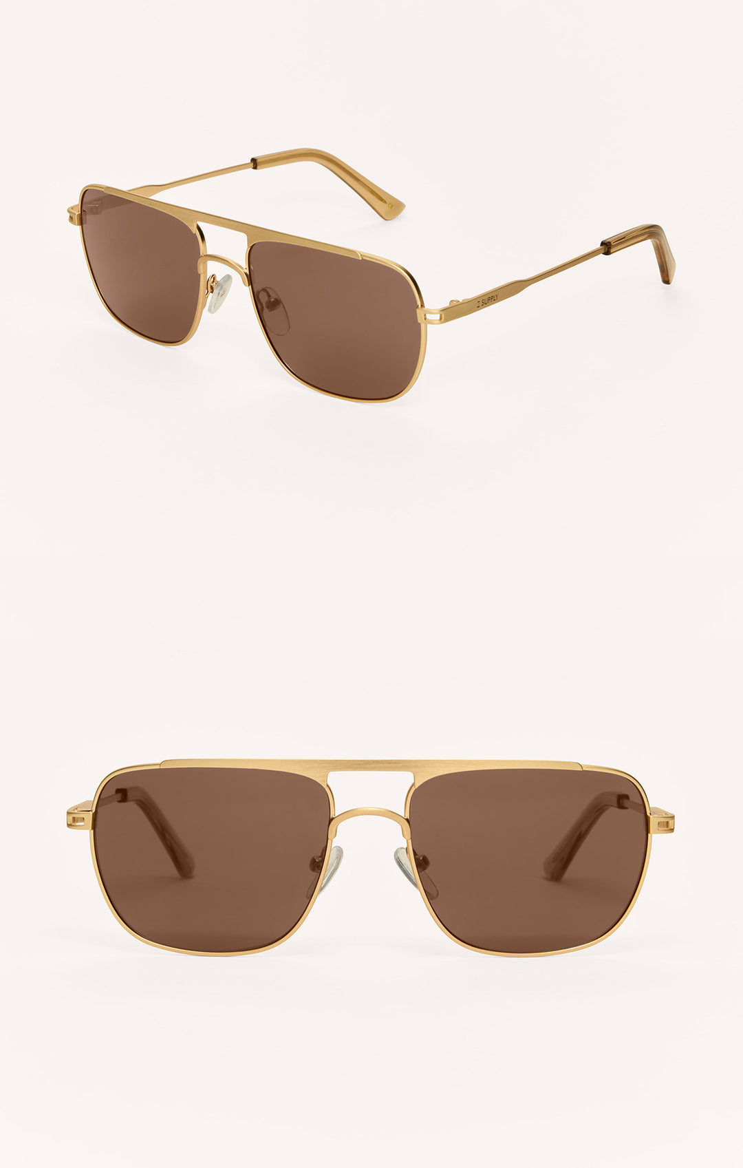 Skyline Sunglasses | Gold - Brown - Visual Media Number 1 of 1