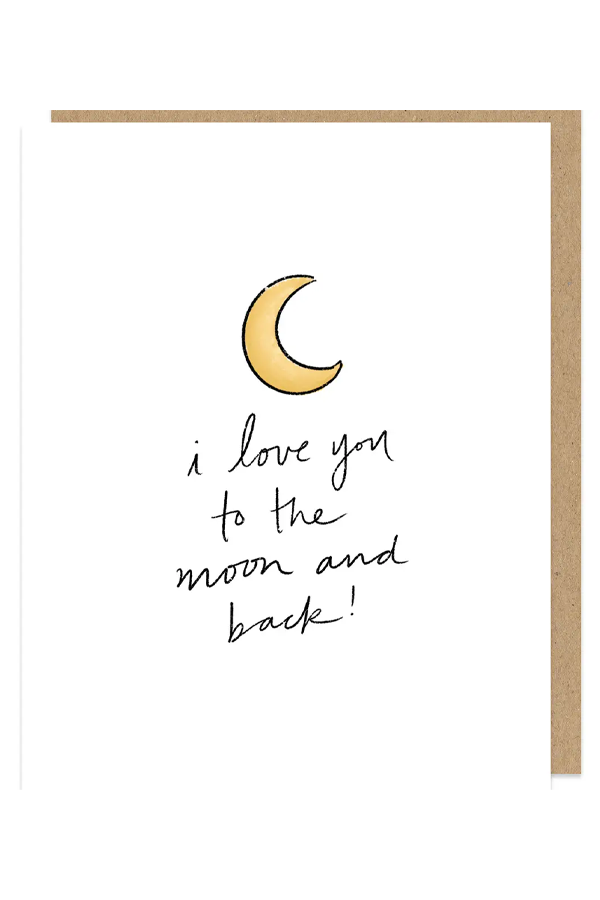 Moon And Back Card - Visual Media Number 1 of 1