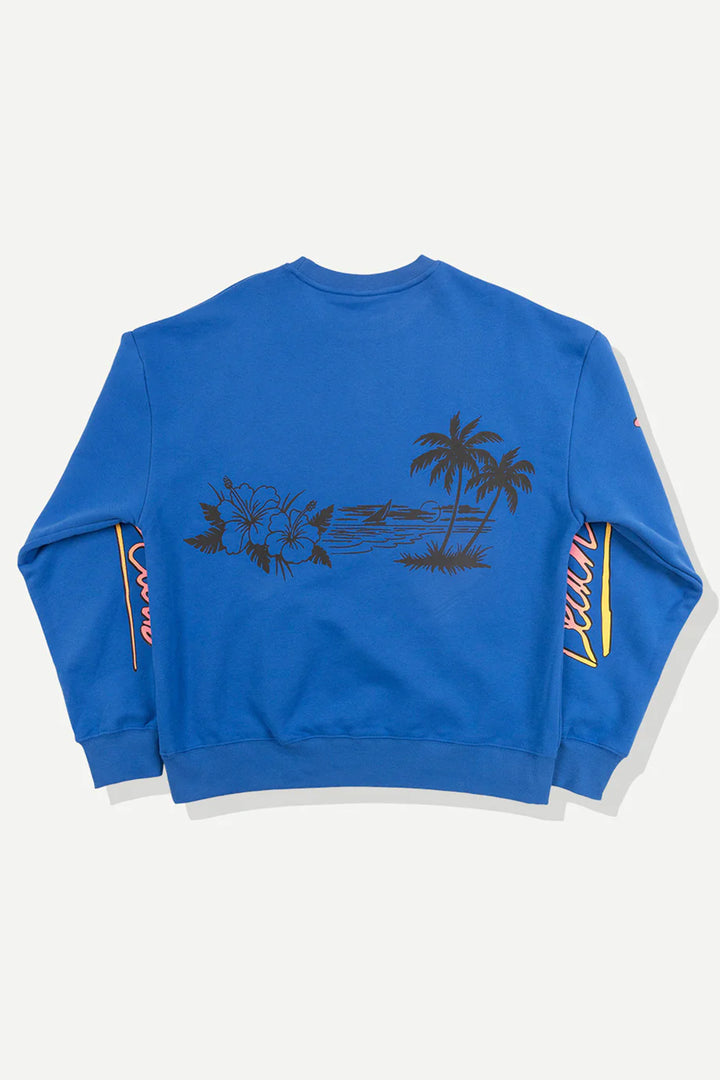 Beach Club Crew Sweater | Blue - Thumbnail Image Number 2 of 2
