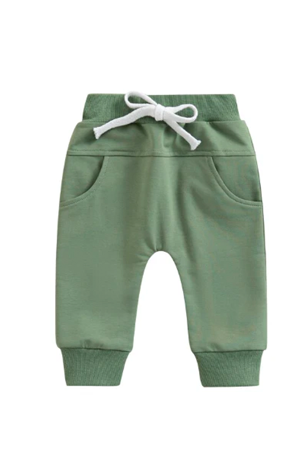 Ari Kids Joggers | Olive - Visual Media Number 1 of 1