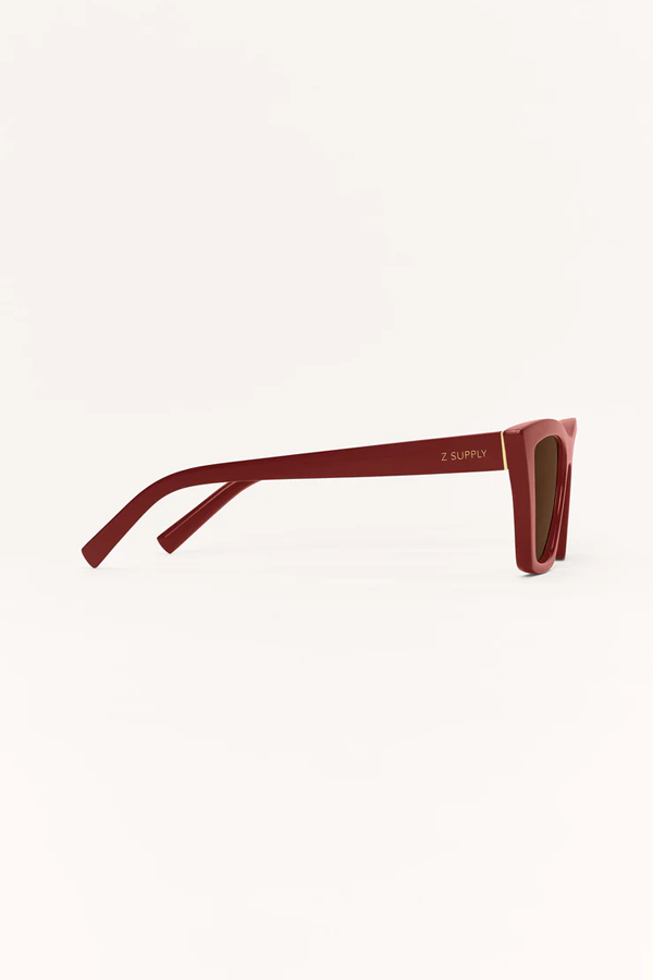 Villa Sunglasses | Merlot - Brown - Visual Media Number 4 of 4