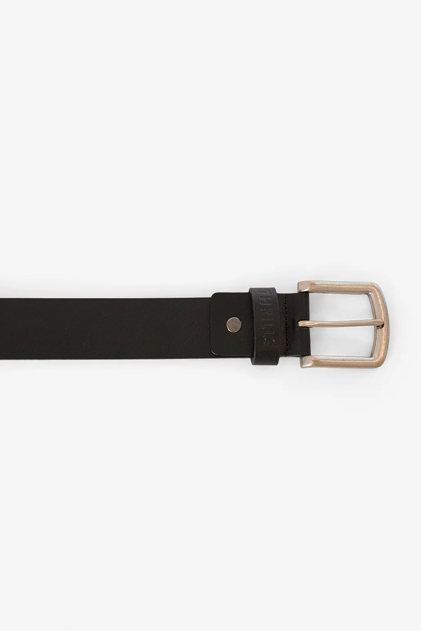 Thrills Leather Belt One-Size | Black - Visual Media Number 2 of 2