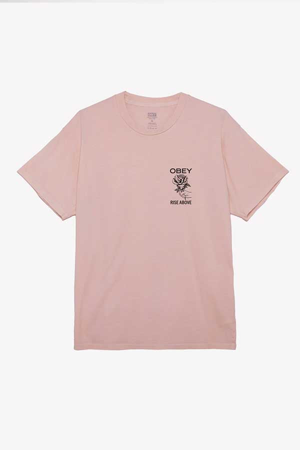 Obey Rise Above Rose Tee | Peach Parfait - Main Image Number 2 of 2