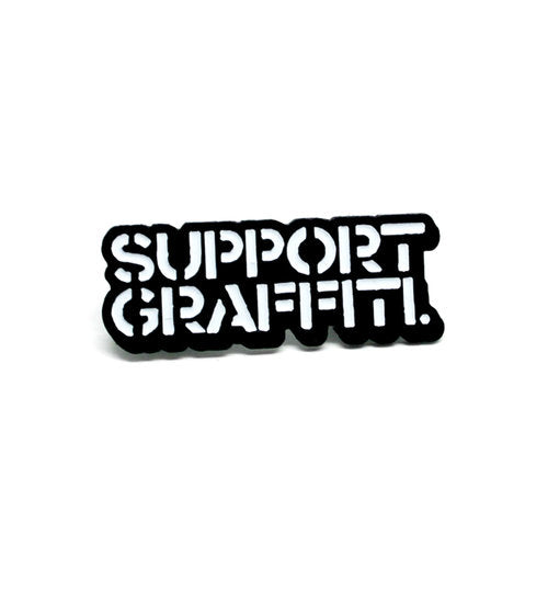 Support Graffiti Pin - Visual Media Number 1 of 1