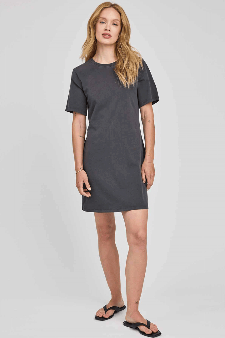 Cindy Mini Dress | Washed Black - Thumbnail Image Number 1 of 2
