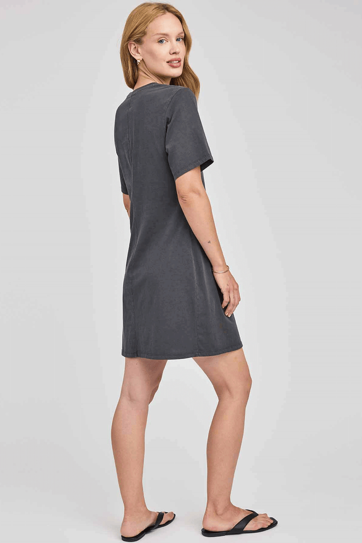 Cindy Mini Dress | Washed Black - Thumbnail Image Number 2 of 2
