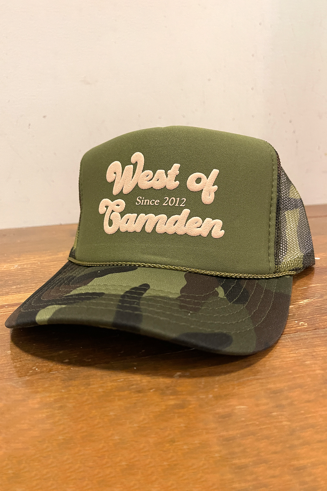 Since 12 Puff Ink Hat | Camo and Cream - Visual Media Number 1 of 1