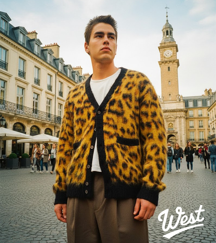 Patron Cardigan | Leopard - Thumbnail Image Number 1 of 2
