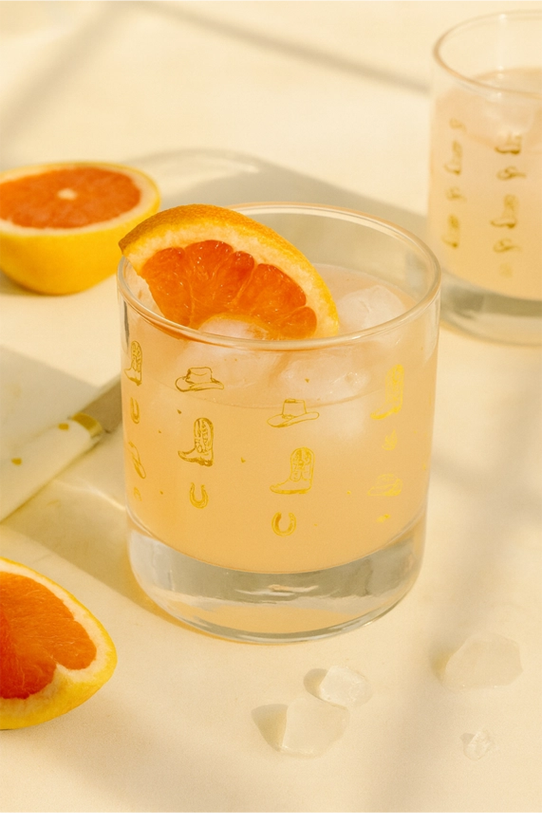 Western 11oz Rocks Glass | Horses - Visual Media Number 1 of 1