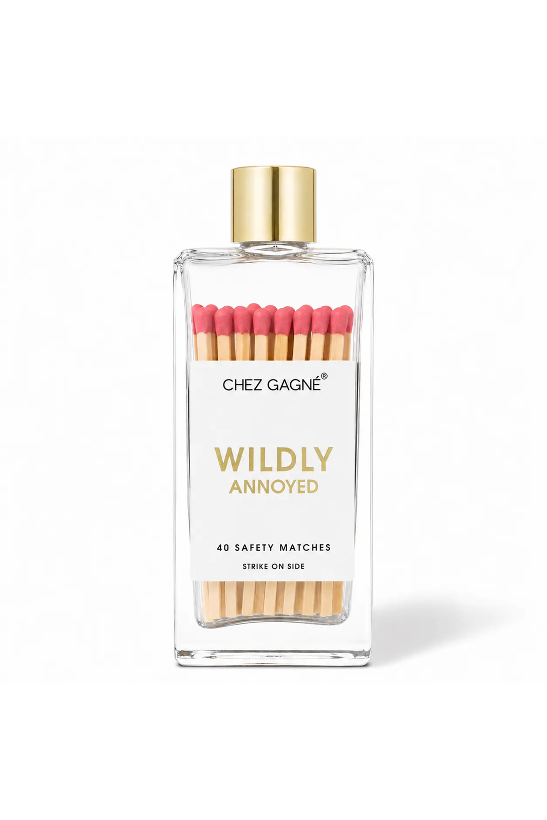 Wildly Annoyed Glass Bottle Matches - Visual Media Number 1 of 1