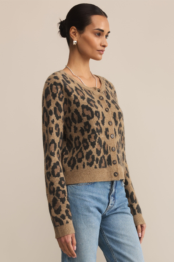 Wild Outlook Cardigan | Desert Tan - Visual Media Number 2 of 3