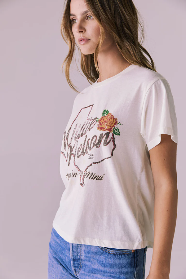 Willie Nelson On My Mind Tee | Au Lait - Thumbnail Image Number 2 of 3
