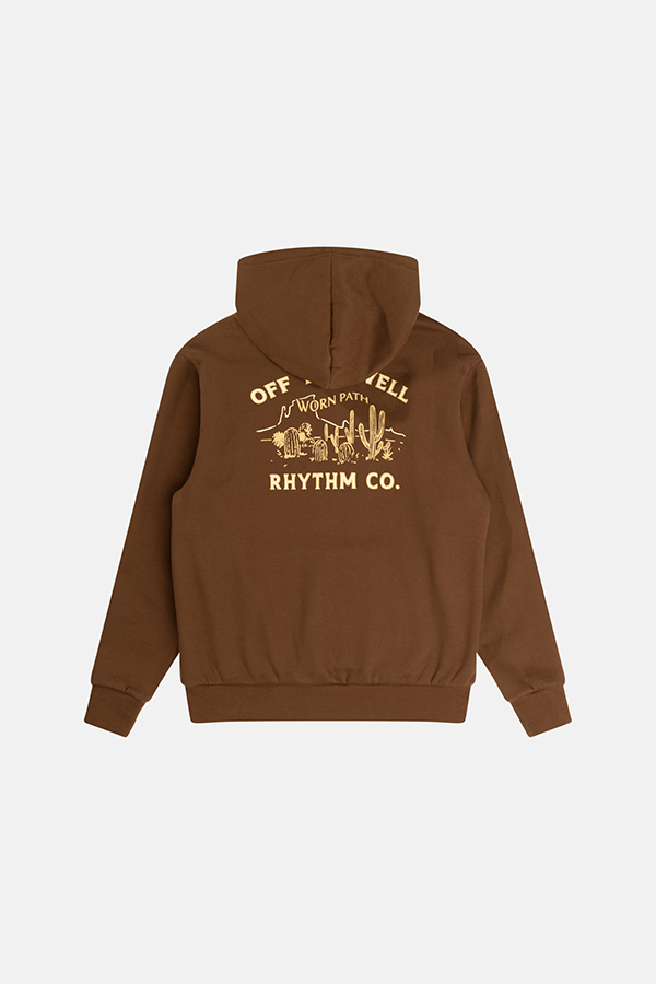 Worn Path Fleece Hood | Brown - Thumbnail Image Number 4 of 4
