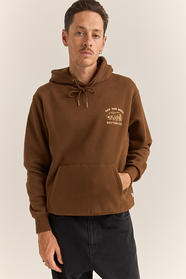 Worn Path Fleece Hood | Brown - Visual Media Number 1 of 4