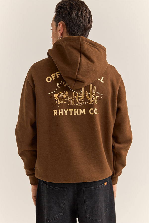 Worn Path Fleece Hood | Brown - Thumbnail Image Number 2 of 4
