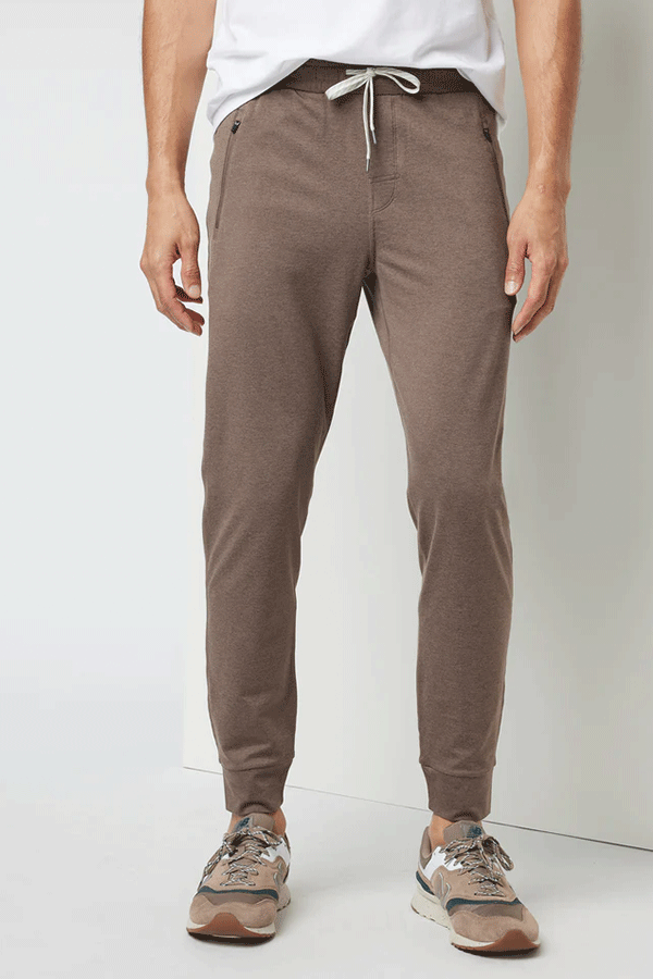 Ponto Performance Jogger | Fossil Heather - Main Image Number 1 of 2