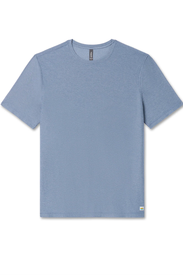 Strato Tech Tee | Chambray Heather - Visual Media Number 3 of 3