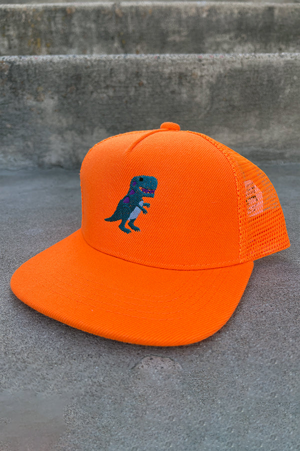 Dino Hat | Orange - Main Image Number 1 of 1